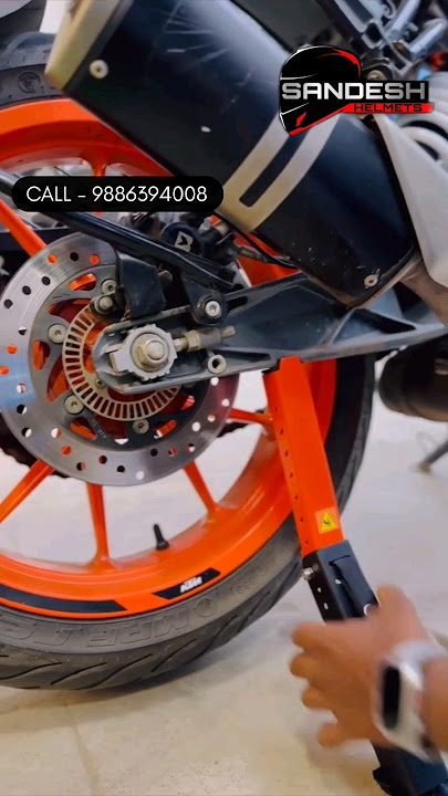 Moto Jack for Bike Chain, Cleaning, Puncture Check ,Portable & Adjustable Jack for Superbikes #jack