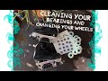 How to change your wheels and clean your bearings! Roller Skating Maintenance!