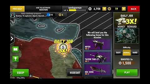 DEAD TRIGGER 2 (DAILY JOB 3X) ZOMBIE APOCALYPSE