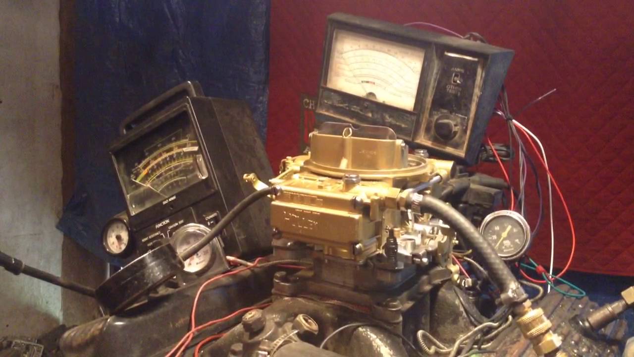 1850 Holley 600 cfm carb - YouTube