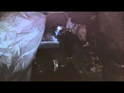 newspaper mockup Late Night Police Dismantelling Shotwell Homeless After Shooting -Video by Adriana Camarena