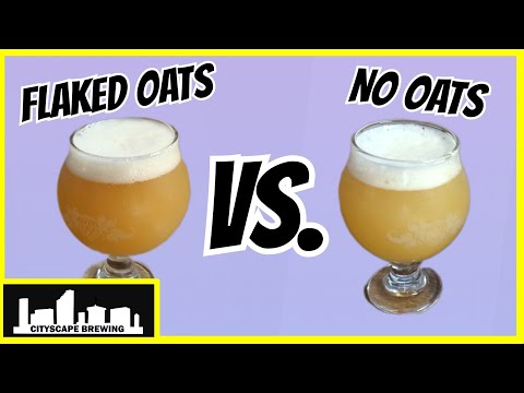 Do Flaked Oats MATTER in a NEIPA?  Side by Side Comparison of two HAZY IPAs.