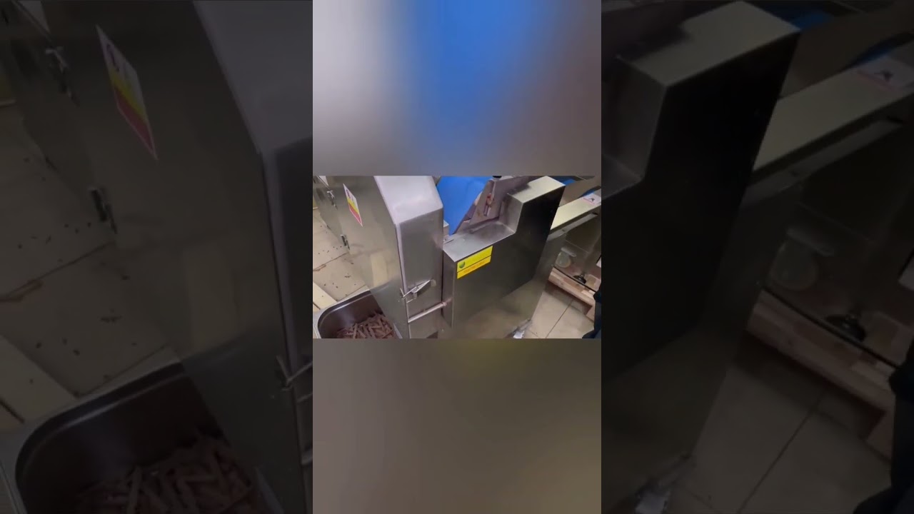 машина для нарезки соломкой корма для собак 