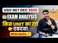 UGC NET Dec 2025 Exam Analysis | किस Unit का रहा दबदबा? | New Questions Discussion | By Shiv Sir