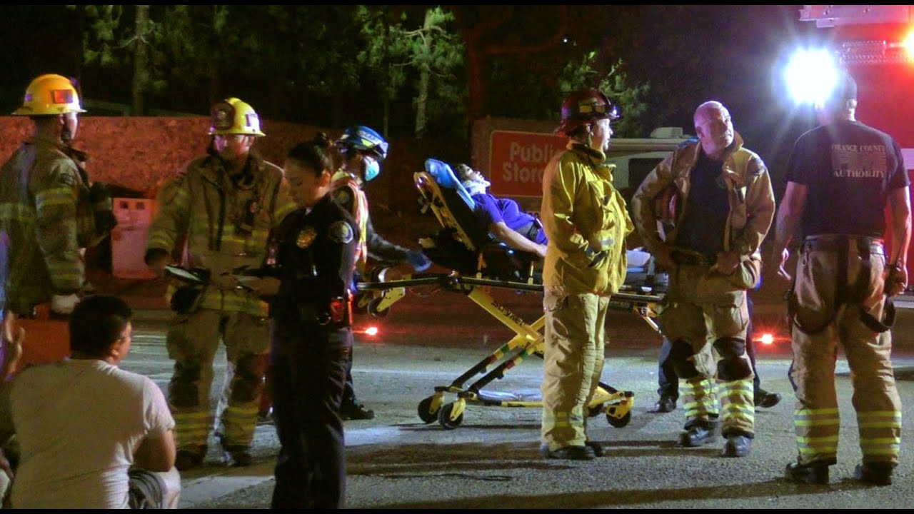 4K - Two Vehicle Collision Sends Victim to Hospital - YouTube