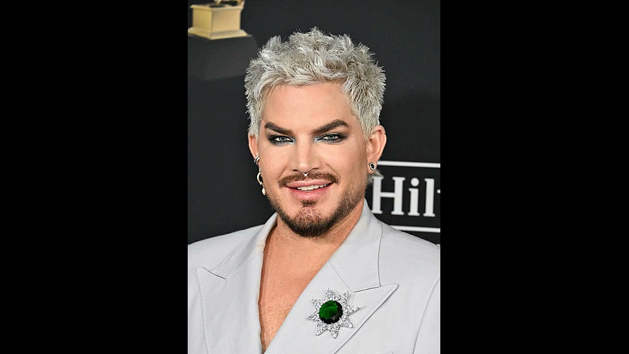 Adam Lambert attends the Clive Davis pre Grammy Gala, January 31