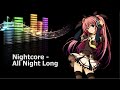 Nightcore All Night Long Rochelle Lyrics