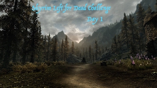 Skyrim Left for dead challenge- Day 1