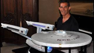 Star Trek 6 foot scratch built Enterprise A - Construction