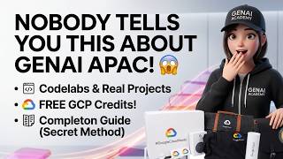 Nobody Tells You This About GenAI APAC 😱 Codelabs + FREE GCP Credits + Completion Guide #genai