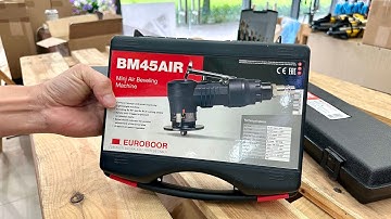 Máy vát mép BM45Air bằng khí nén, sản xuất bởi EUROBOOR, nhập từ Hà Lan
