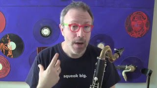 Bach (Violin) Sonata #2, Allegro on Bass Clarinet — Become a more flexible player, part 3