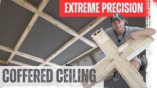 Coffered Ceiling With a Modern Twist | This Detail Looks Awesome! by Insider Carpentry - Spencer Lewis 48,306 views 6 months ago 19 minutes