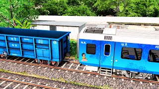 ICF BCNA COUPLING TEJAS BLUE COACH | BUMPY RAILROAD | RAILWORKS | TRAIN SIMULATOR | RAILROAD ATG