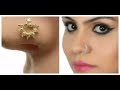 White Gold and Dimont Nose Pin Design for Younger Girls 2018 Latest Design