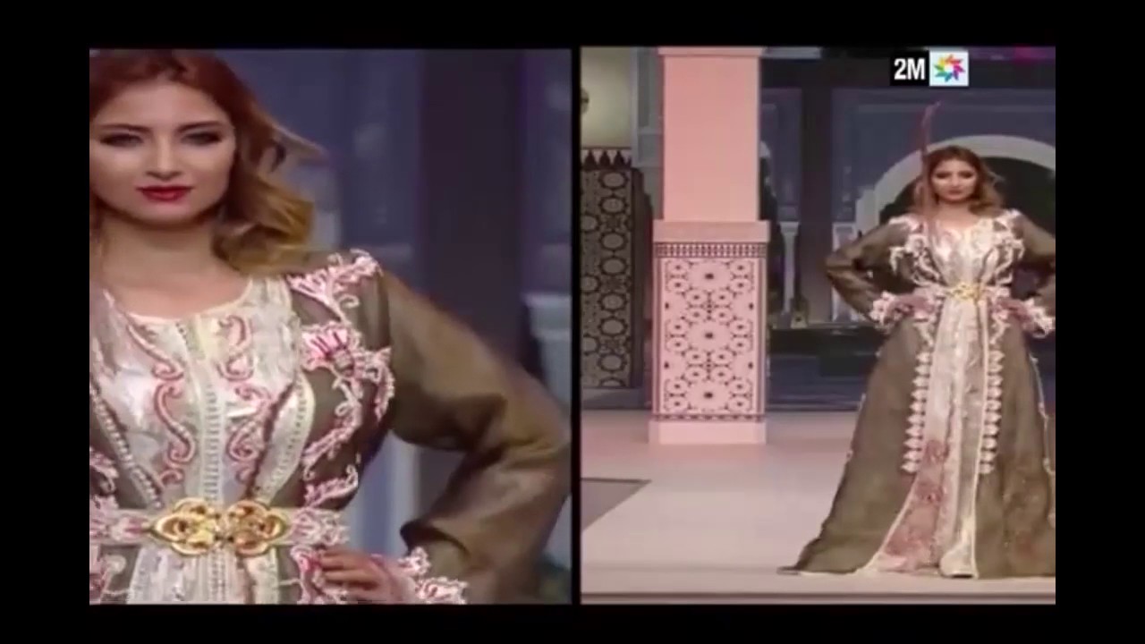 Défilé Caftan 2017 : Collection de Meryem Boussikouk - YouTube