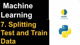 Splitting data into test set and train set  | Machine Learning in Hindi & Urdu 2024