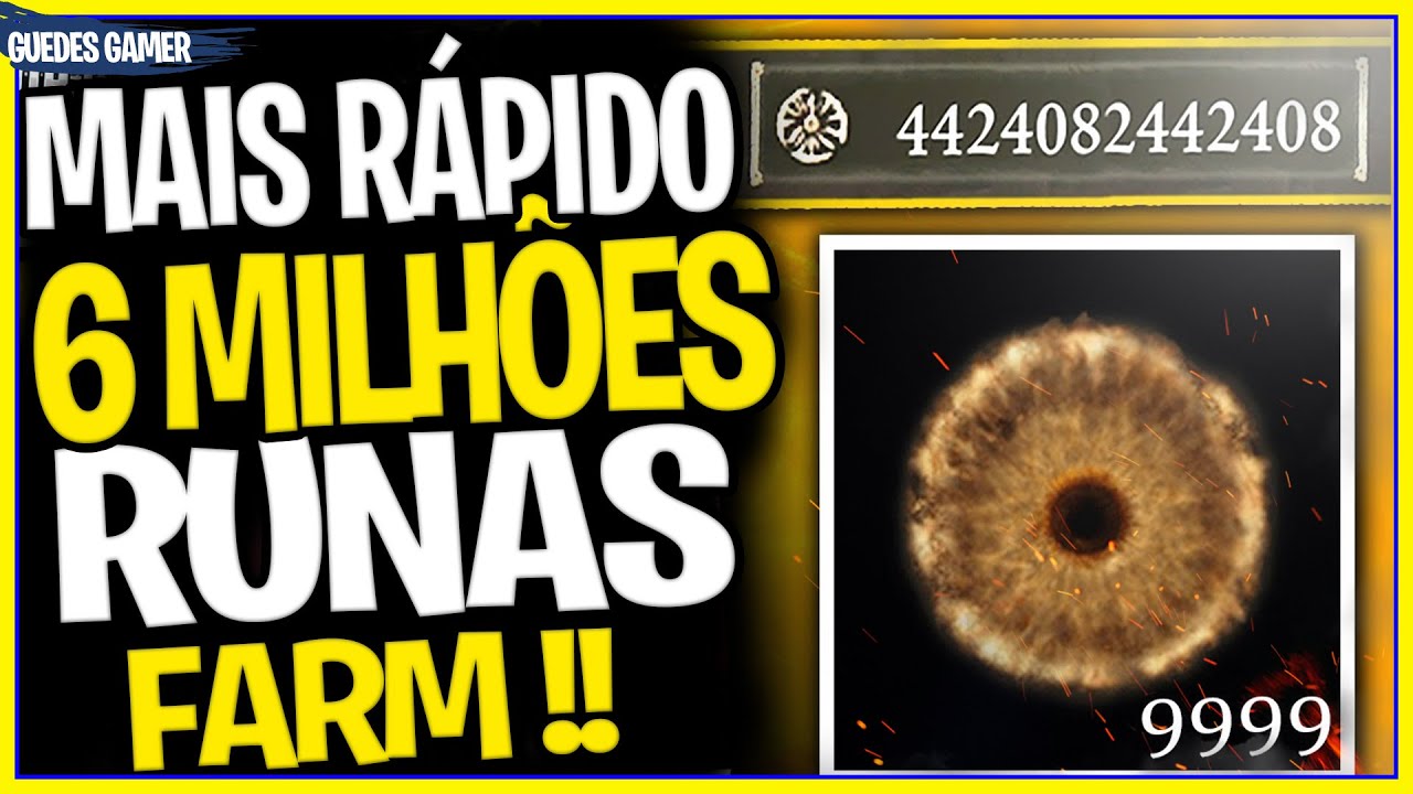 ELDEN RING - O MAIS NOVO BUG DE RUNAS, FARM DE 6 MILHÕES DE RUNAS POR HORA