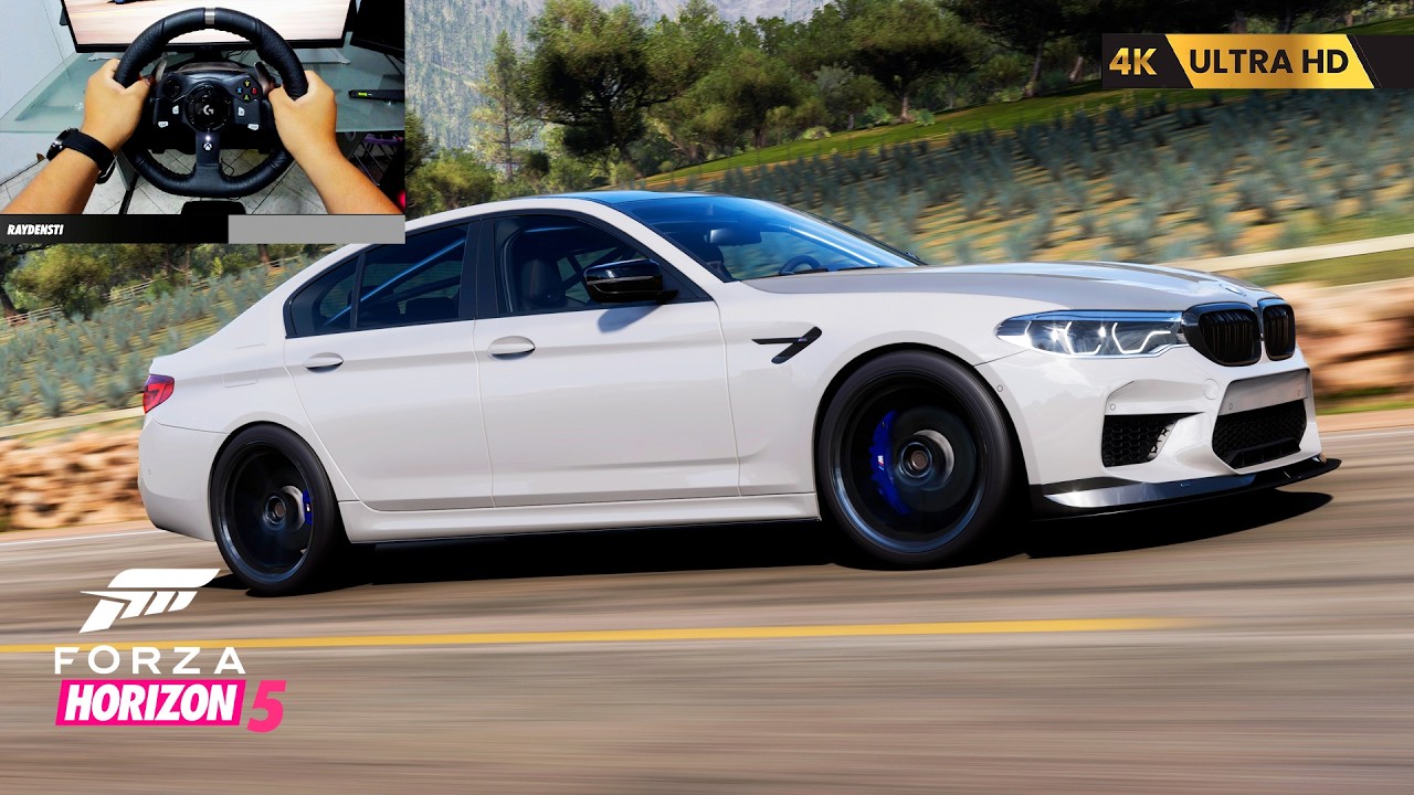 BMW M5 2018 BUILD!🔥Full Custom Upgrade in Forza Horizon 5 | Logitech G920 Wheel Gameplay 4K Ultra HD