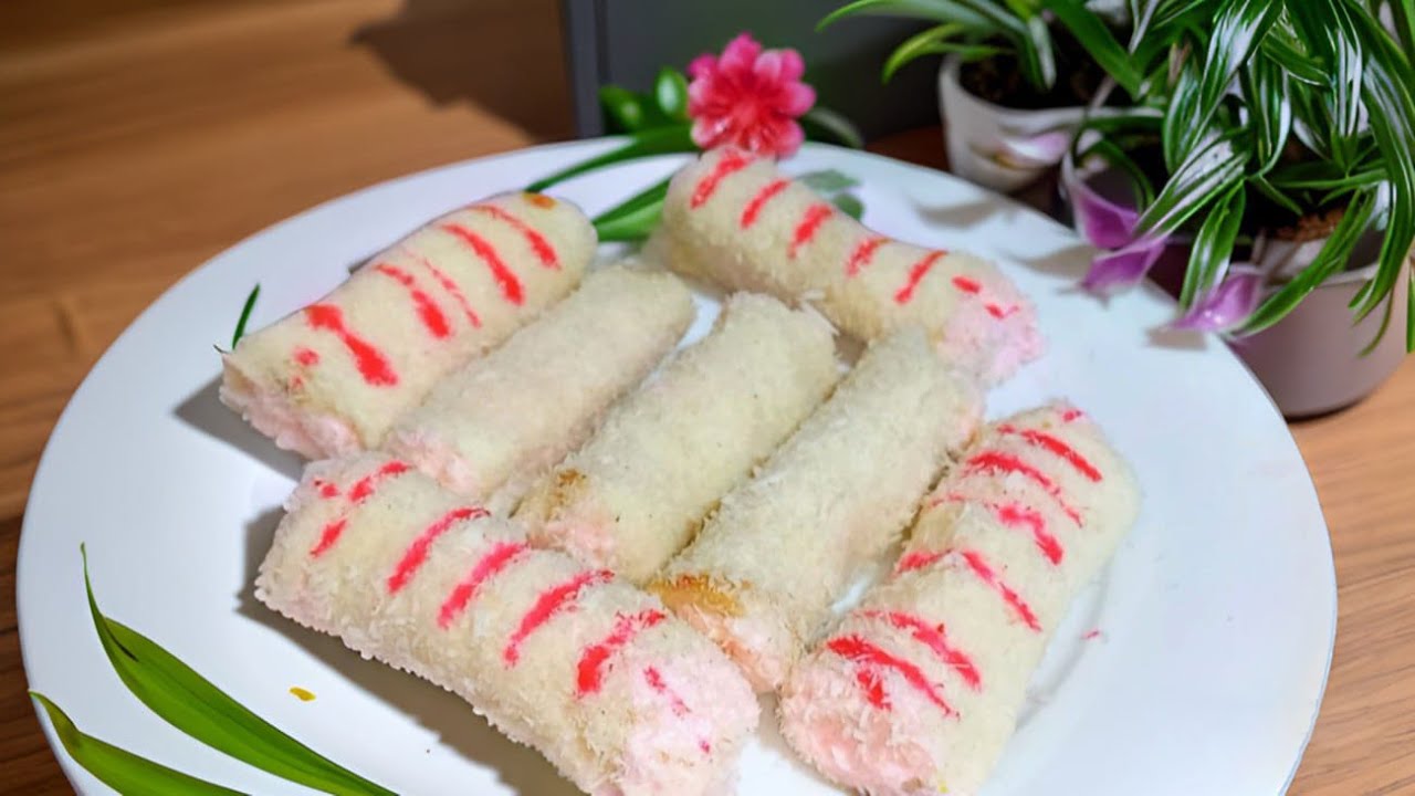 Bread Coconut Cream Roll Recipe YouTube