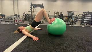 Stability Ball Hamstring Curls Physique Development