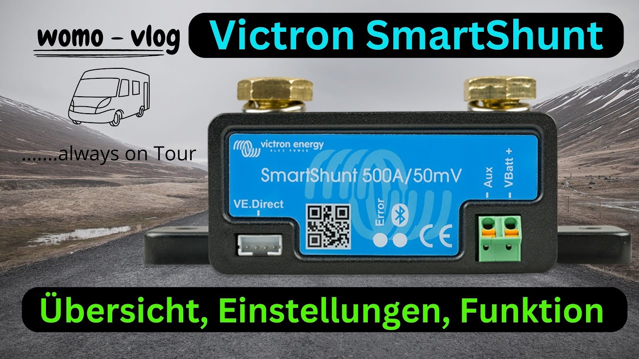 Victron SmartShunt / Batterieüberwachung / LiFePo4 