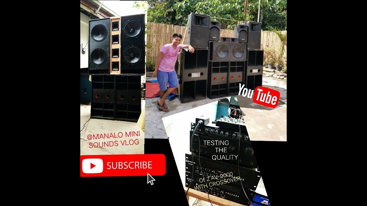 COMPLETE SET-UP_SERVICE WITH 2 AV-9000 WITH CROSSOVER (DECEMBER 2019