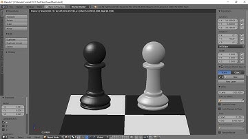 Modelling Pawn of Chess in Blender