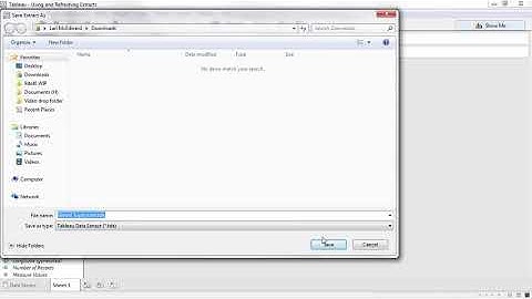 Tableau Training & Tutorials   04 06 Connecting to Data   Using and Refreshing Extracts