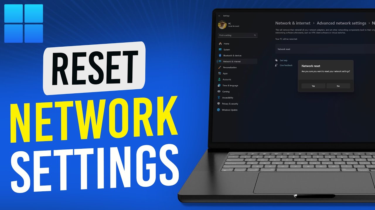 How To Reset Network Settings Windows 11 - YouTube