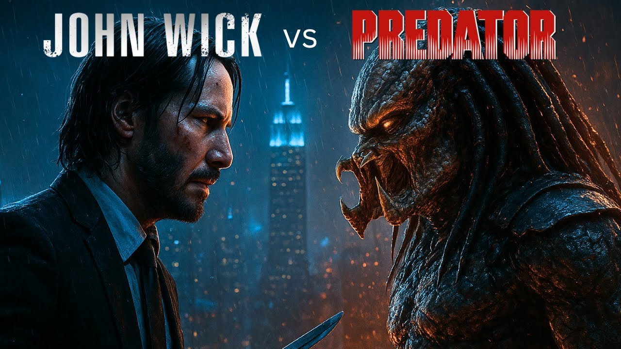 John Wick vs Predator - Trailer Movie -  Fully Generated by AI
