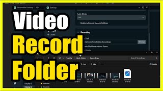 How to Change the Folder where Video Recordings are Saved on Streamlabs OBS (Easy Tutorial)