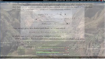 Projeto e Análise de Algoritmos - Programação Dinâmica: algoritmo de Floyd-Warshall