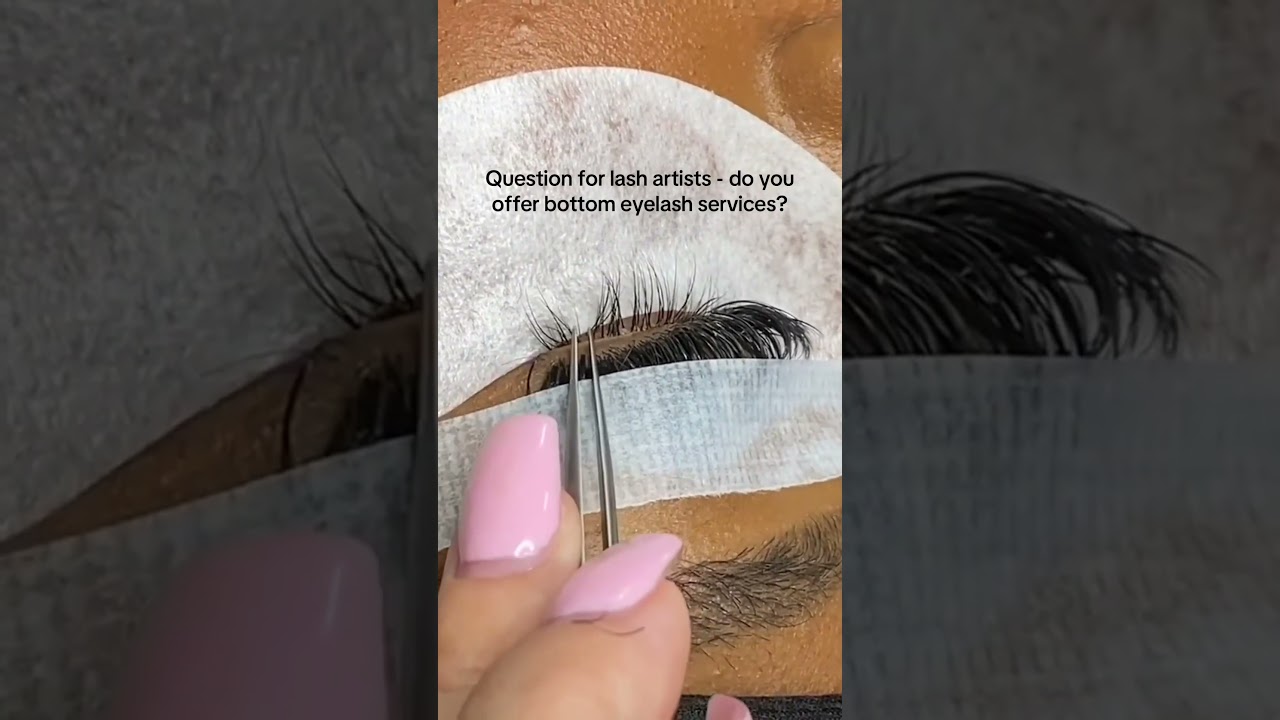 Most lash artists skip this bottom lash service 😤 #lasheducation