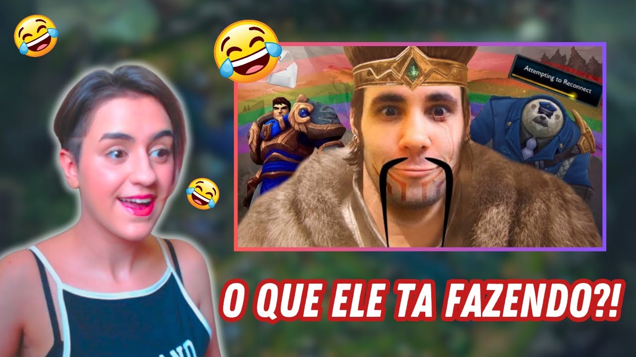 REACT - MOMENTOS DE FELICIDADE - LEAGUE OF LEGENDS