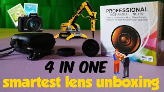4k Wide lens for smartphones unboxing from AliExpress
