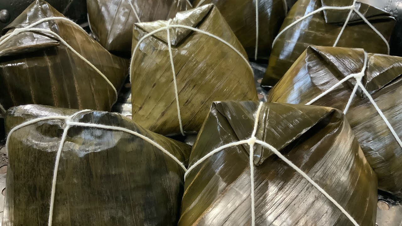 Cách Gói Bánh Giò Trứng Cút Thịt Xay Công Thức Pha Bột  Làm Sao Cho Bánh Mịn