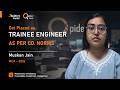 TRAINEE ENGINEER || JSPIDERS NOIDA || PLACED STUDENT REVIEW