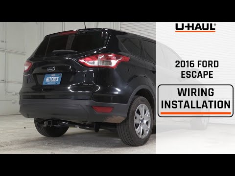 2016 Ford Escape Trailer Wiring Installation