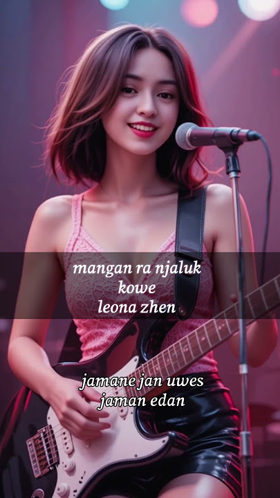 mangan ra njaluk kowe - leona zhen - lyrics #ai #shorts #dangdut #music #indonesia