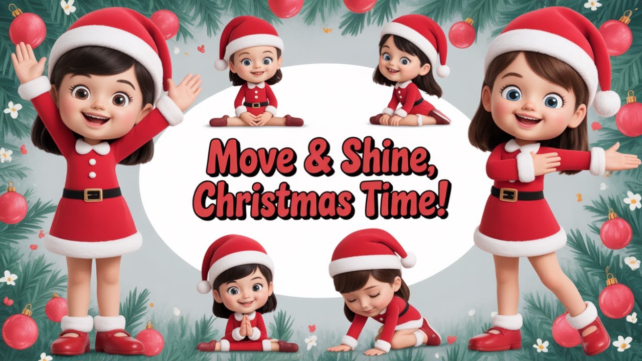 Christmas Yoga for Kids | Stretch, Breathe & Celebrate the Holiday Magic 🎅✨