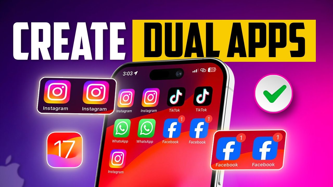 Make Dual App On IPhone How To Use Dual Apps In IPhone YouTube Make Dual App On IPhone How To Use Dual Apps In IPhone YouTube