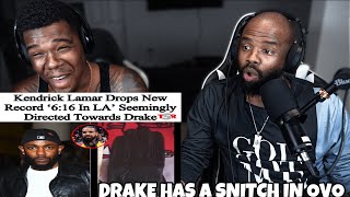 KDOT DOUBLES BACK ON DRAKE! Kendrick Lamar - 6:16 In LA (DAD REACTION!!)