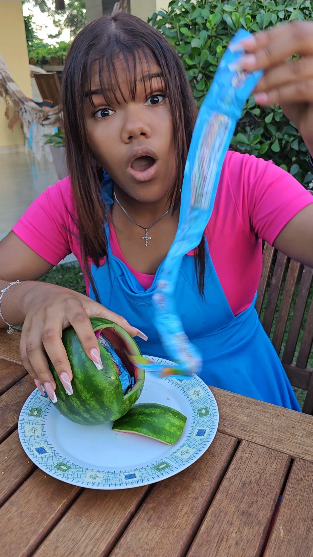 Doces na melancia ???? ? kimberlly_e_kyann ? #shorts Tom\u0026Jerry #viralvideo
