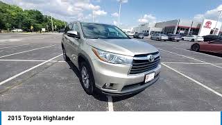 2015 Toyota Highlander near me Hodgkins Elmhurst Countryside Oakbrook Illinois at Continental Toyota