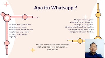 Program Mengirimkan Pesan Whatapp Menggunakan Python | Ujian Praktikum Algoritma dan Pemograman 2021