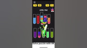 Water sort puzzle - Level 1140