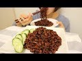 ASMR☆咀嚼音注意 ジャージャー麺を食べる！eatingsound
