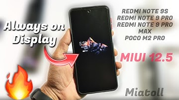 Always on Display With MIUI 12.5 Weekly Eu update, Available for Poco M2 Pro, Redmi Note 9S/Pro/Max