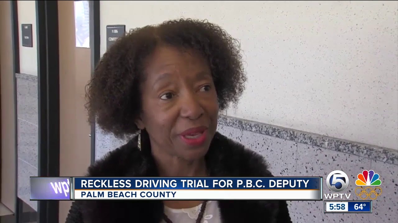Sheriff's deputy on trial for reckless driving - YouTube